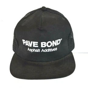 PAVE BOND ASPHALT ADDITIVES TRUCKERS HAT CAP NOS VINTAGE - Picture 1 of 4