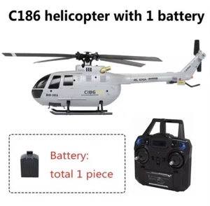 C186 Pro B105 2.4G RTF RC hélicoptère 4 hélices 6 axes Gyroscope électronique - Imagen 1 de 4