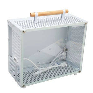 MATX Case 15.5L USB 3.0 Type C Interface Clear Side Panel Strong Steel Mini NEW - Imagen 1 de 12