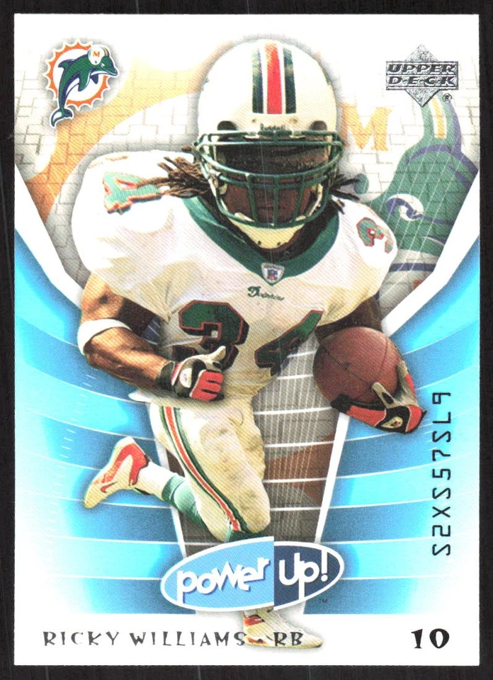 4281I 2004 Upper Deck Power Up #50 Ricky Williams - Image 1 of 2