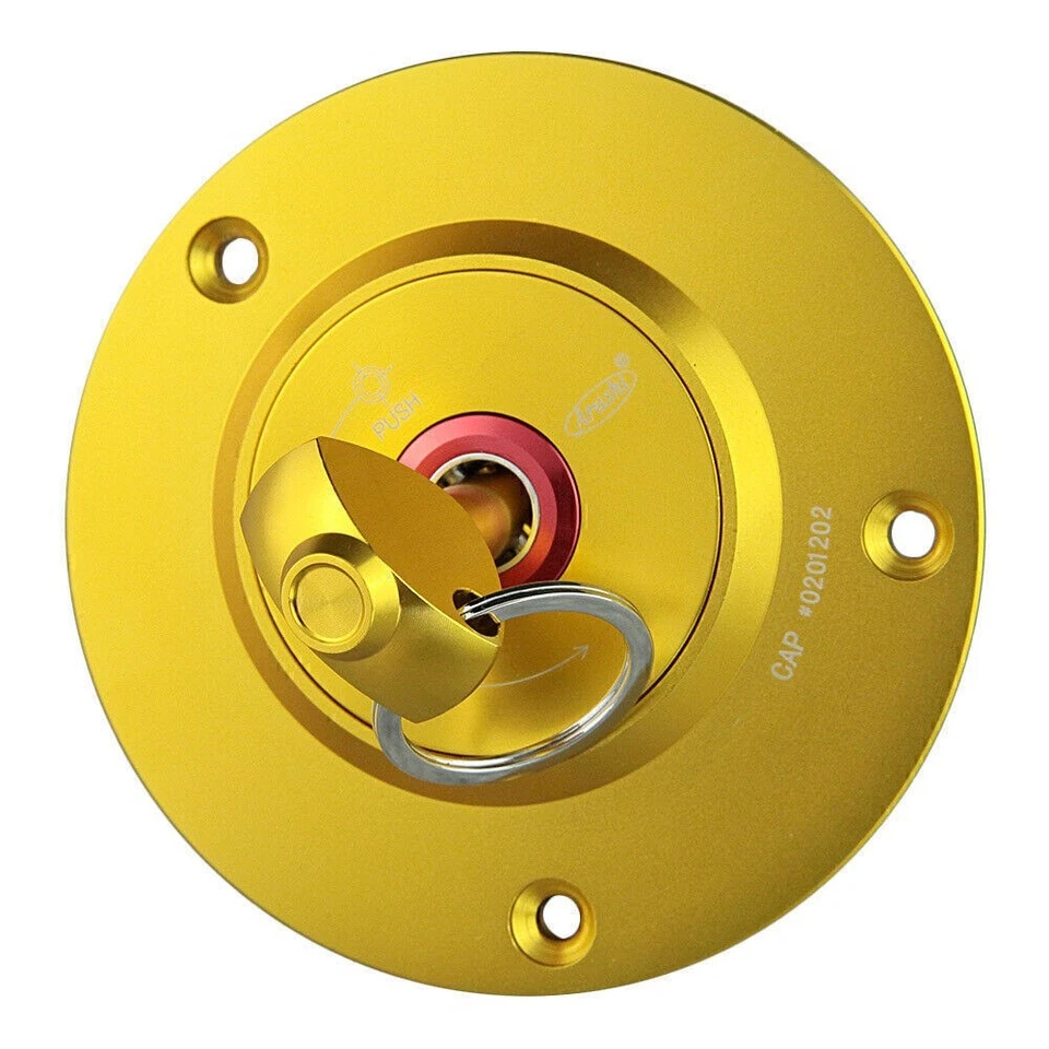 Cubierta de tapa de tanque de combustible dorado para Suzuki GSXR 1000 2003-2011 GSXR 600 750 2004-11 Foto 1 de 1