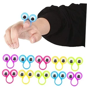Fingerpuppen für Kleinkinder, Googly Eye On Ringe für Kinder 25 Stück Fingerpuppen - Bild 1 von 7