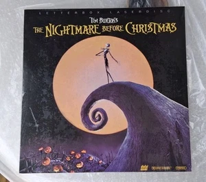 Tim Burton's The Nightmare Before Christmas Letter box Laserdisc Movie Sealed - Picture 1 of 8