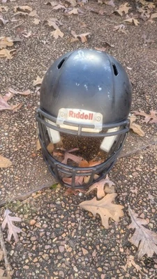 Youth Riddell  Black Football Helmet size Large#1 - Image 1 of 4