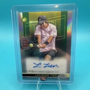 2024 Topps Chrome Learner Tien RC Auto Silver Refractor 029/499 TCA-LTN 🔥 - Picture 1 of 2