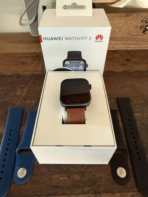 HUAWEI Watch FIT 3, Schwarz OVP sehr guter Zustand  - Bild 1 von 2