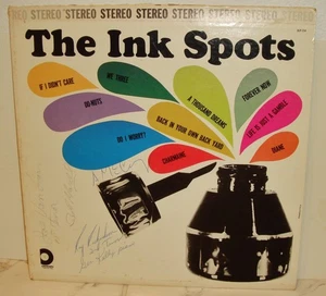 Rare. The Ink Spots LP The Ink Spots Vinyl lp Record, Autographed Signed - Imagen 1 de 9