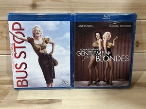 Blu-Ray Movie Gentlemen Prefer Blondes & Bus Stop Marilyn Monroe New Sealed - Picture 1 of 2