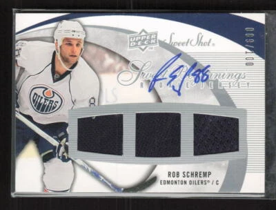 2007 Upper Deck Sweet Shot #124 Rob Schremp Auto /100 - Image 1 of 2