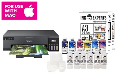A3 Sublimation Printer: EPSON ET-18100+ 6 x 100ml Sub Ink + Paper for Mac OS - Image 1 of 4