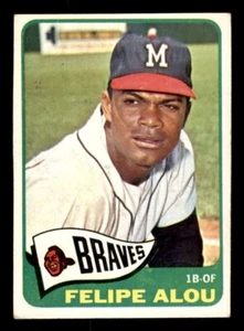 Felipe Alou 1965 Topps Baseball #383 en muy buen estado/ex *e1 - Imagen 1 de 2