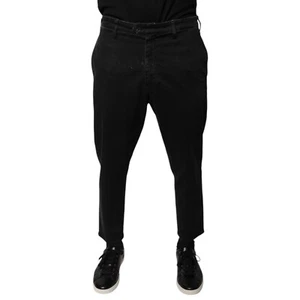 DON THE FULLER Jeans Black HOUSTON Men Cropped Denim Trouser s. W33 RRP 310usd - Picture 1 of 6