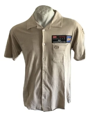 Camicia da uomo Sergio Tacchini Piquet Maglia Aprilia Racing sportiva Taglia M - Imagem 1 de 4