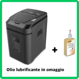 distruggi documenti carte elettrico frammenti trita carta ufficio 350XM con olio - Foto 1 di 4