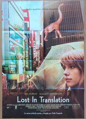 Lost In Translation ORIGINAL Spanish '03 POSTER Sofia Coppola Scarlett Johansson - Bild 1 von 2