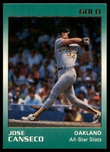 1991 Star Gold /1500 (A) Jose Canseco #58 NM/MT or Better Oakland Athletics