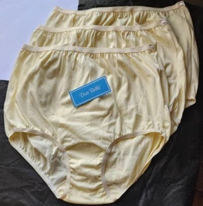 3 pares de bragas Dixie Belle beige 100 % algodón talla 14 por fin de nuevo en stock - Imagen 1 de 2