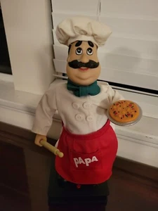 PIZZA PAPA Singing, Dancing, Pizza Guy Kris Nordine, Rare, Pizza Doesn’t Turn On - Picture 1 of 7