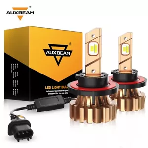 AUXBEAM H13 9008 LED Headlight Bulb Hi/Lo Beam 6500K for Jeep Wrangler 2007-2023 - Picture 1 of 12