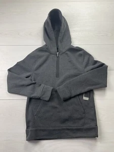 Leg3nd 1/4 Zip Charcoal Gray Pullover Hoodie Size Small NWT - Picture 1 of 6