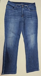 Lee Womens Size 36x29 Tapered Cut Denim Blue Jeans Flex/Stretch - Picture 1 of 7