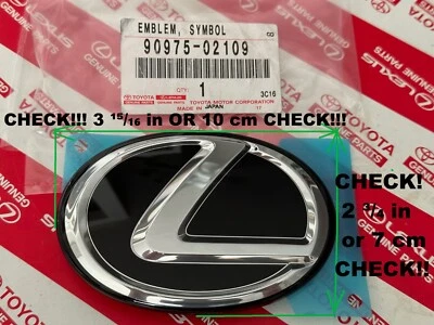 LEXUS EMBLEMA TRASERO ES350 ES250 IS250 IS300 IS350 RC350 90975-02109 90975-02154 Foto 1 de 4