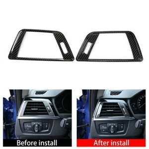 Carbon Fiber Side Air Vent Outlet Cover For BMW 3 4 Serie F30 F31/F32/F33 F34 - Picture 1 of 8
