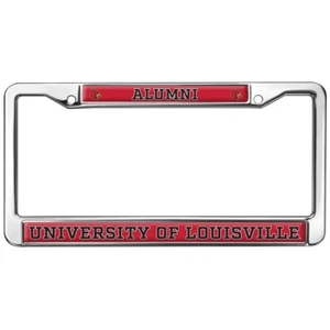 University of Louisville Alumni Logo Standard License Plate Metal Frame - Picture 1 of 7