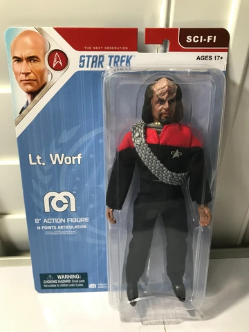 Mego Star Trek Lt. Worf 8" Action Figures Wave 15 new NICE Cover