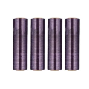 4 Rollen getönt lila Hand Palette Stretchfolie 18 Zoll x 1500 Fuß x 63 Stärke - Bild 1 von 6