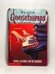 9th Print #13 Piano Lessons Can Be Murder Goosebumps Book 1993 Vintage RL Stine - Picture 1 of 23