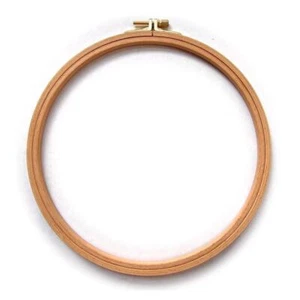 16mm Screwed Wooden Embroidery Hoop Nurge 110-6 - Picture 1 of 4