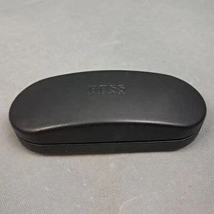 BOSS Hugo Boss Eyeglasses Sunglasses Case Hard Shell Felt Lined Travel Carrier - Picture 1 of 13