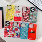 Hello Kitty Clear Shockproof Case Cover For iPhone 15 Pro Max 14 Plus 13 12 11