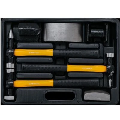 BGS DO IT YOURSELF MALLETTE COFFRET 7 OUTILS MARTEAUX ET TAS DE CARROSSIER BGS DIY