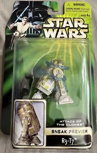 Star Wars R3-T7 Droid Figure Attack of The Clones Sneak Preview AOTC VINTAGE MOC - Imagen 1 de 3