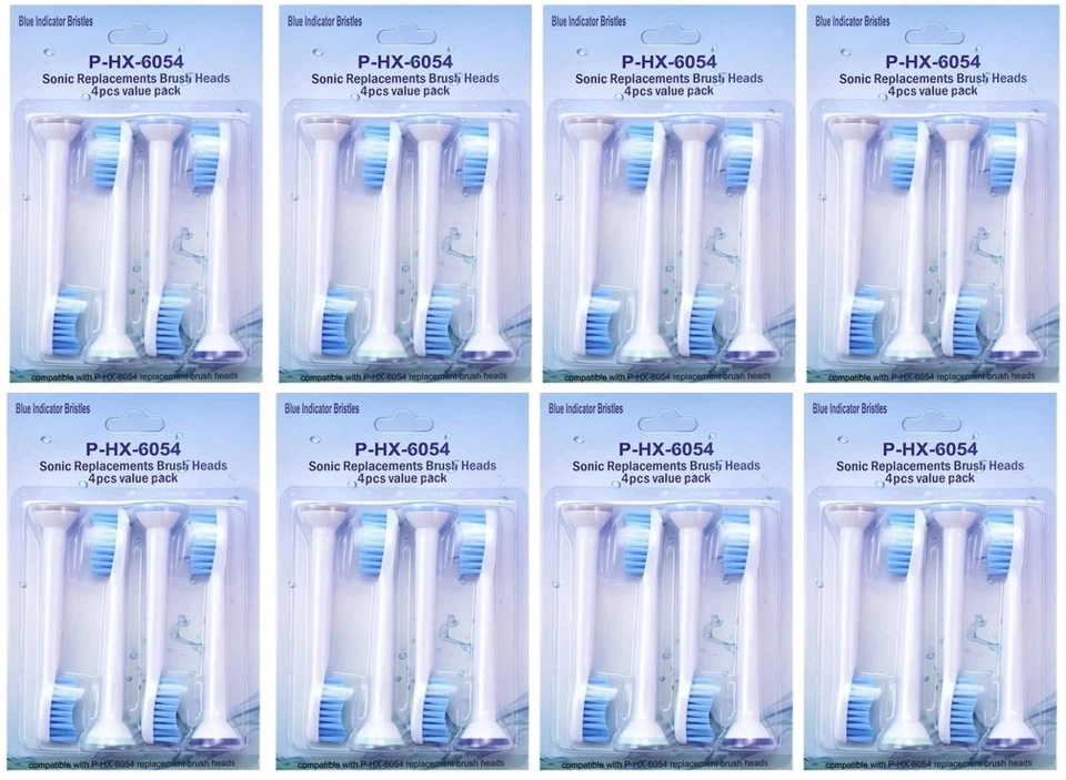 Sonic Replacements Brush Heads 4 pcs, P-HX-6054, Pack of 8 - Image 1 of 1