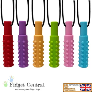 Mace Chew Necklace Chewlery Kids Adults Autism ADHD Biting Sensory Teething Toy - Picture 1 of 3