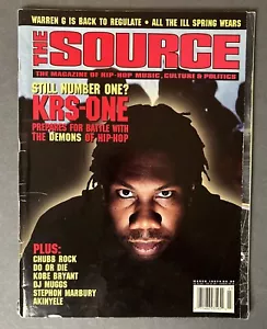 THE SOURCE MAGAZINE MARCH 1997 KRS-ONE DJ MUGGS WARREN G VG - Picture 1 of 9