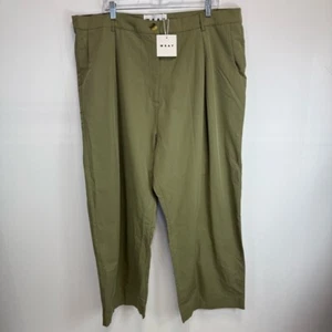 Wray Studio Pant Sage Size 18 trousers Relaxed leg Casual Business office NEW - Picture 1 of 13