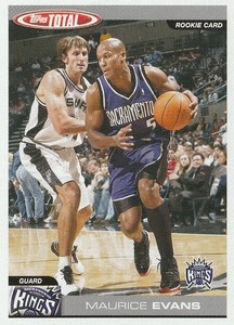 2004-05 Topps Total Basketball #347  - Maurice Evans  - RC