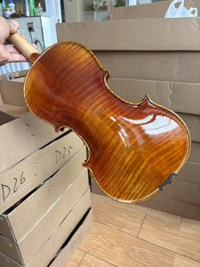 Aged Wood 4/4 Handmade Violin Outfit with Case &Bow Ready To Play (DDP to USA) - Picture 1 of 6