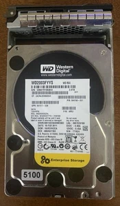 WD 2TB Enterprise-Class 7200RPM 3,5" SATA HD MIT 1TB HD CADDY | WD2003FYYS-02W0B0 - Bild 1 von 7