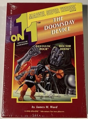 Marvel Super Heroes Doomsday Device 1 On 1 Adventure Game TSR RPG Book 1986 New - Image 1 of 4