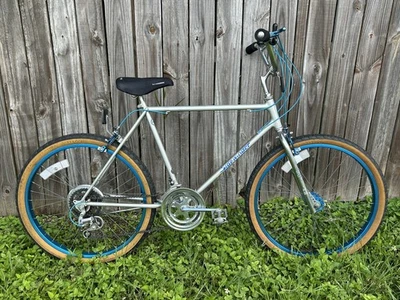 Vintage 1982 Schwinn Sidewinder MTB Klunker BMX Bike ACS Ukai Weinmann 1024 Blue - Image 1 of 4