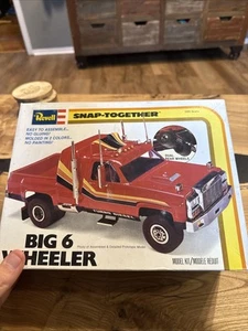 1980 1/25 Revell Big 6 Wheeler Snap-Together Open Box ungebaut Vintage - Bild 1 von 13