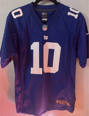 Молодежная футболка Nike Eli Manning New York Giants синяя NFL размер большой 14–16 - Изображение 1 из 4