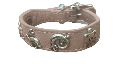 Pulsera Brighton Desert Friends Bandit - cuero - rosa - dijes animales del desierto Foto 1 de 3
