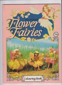 Vintage The Original Flower Fairies Colouring books x 2 - Imagen 1 de 2