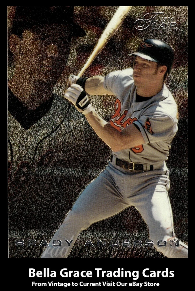 1996 Fleer Flair Brady Anderson #2 Baltimore Orioles - Image 1 of 2